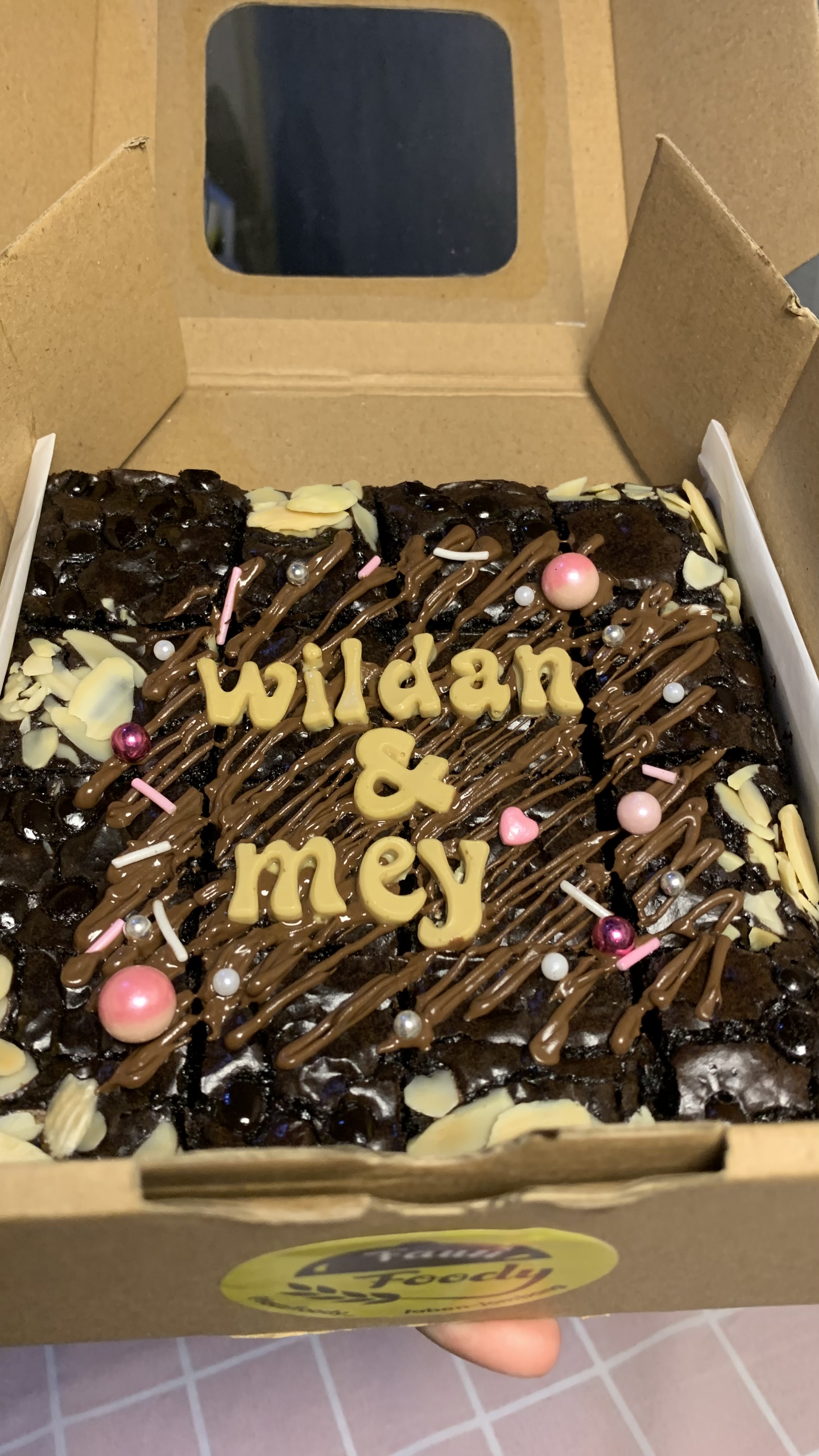 Brownies Cake Hias 14x14